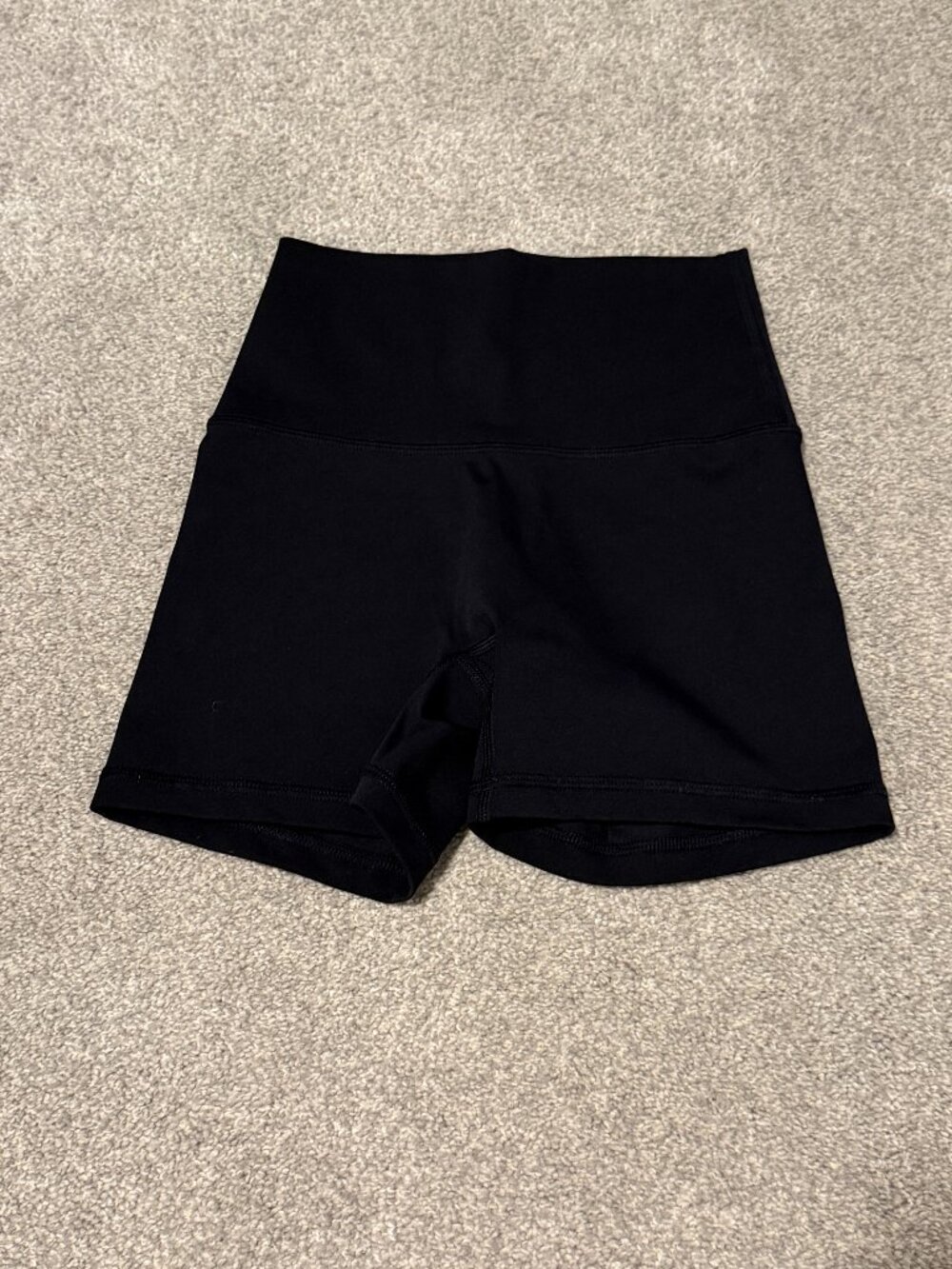 Aerie Offline Goals 4" Black Biker Shorts